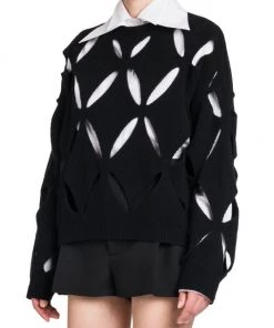 Valentino Cutout Wool Sweater -Valentino And AERIN unnamed file 763