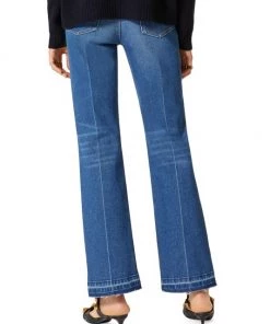 Valentino Raw Denim Mid-Rise Boot-Cut Jeans -Valentino And AERIN unnamed file 785