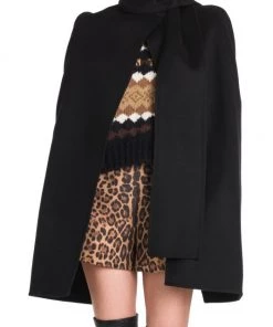 Valentino Virgin Wool Cape -Valentino And AERIN unnamed file 789