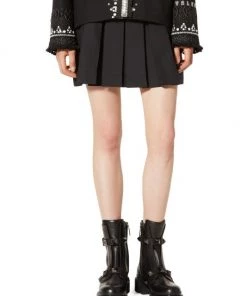 Valentino Pleated Mini-Skirt -Valentino And AERIN unnamed file 814