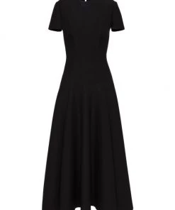 Valentino Virgin Wool Midi-Dress