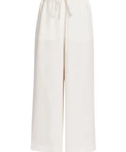 Valentino Drawstring Wide-Leg Pants