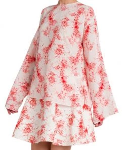 Valentino Floral Long Sleeve Top -Valentino And AERIN unnamed file 880