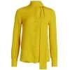 Valentino Self-Tie Neck Blouse Sunbeam -Valentino And AERIN unnamed file 884