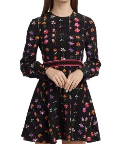 Valentino Flower & Heart-Prints Minidress -Valentino And AERIN unnamed file 901