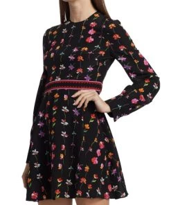 Valentino Flower & Heart-Prints Minidress -Valentino And AERIN unnamed file 902