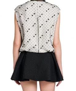 Valentino Two-Tone Mesh Mini-Dress -Valentino And AERIN unnamed file 910