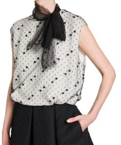 Valentino Two-Tone Mesh Mini-Dress -Valentino And AERIN unnamed file 911