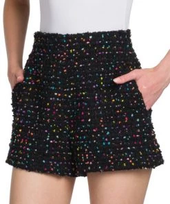 Valentino Speckled Tweed Shorts -Valentino And AERIN unnamed file 914