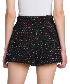 Valentino Speckled Tweed Shorts -Valentino And AERIN unnamed file 915