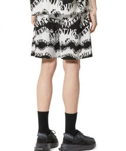 Valentino Silk Logo-Print Bermuda Shorts For Men -Valentino And AERIN unnamed file 921