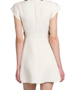 Valentino Flower-Embellished Mini-Dress -Valentino And AERIN unnamed file 942