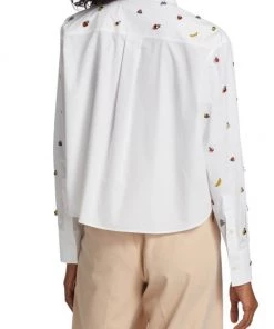 Valentino Beaded Fruit Cotton Shirt -Valentino And AERIN unnamed file 949