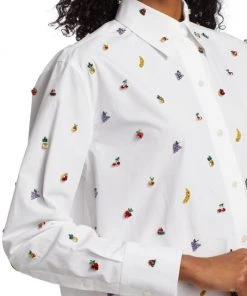 Valentino Beaded Fruit Cotton Shirt -Valentino And AERIN unnamed file 950