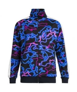 Valentino Camo Printed Track Jacket For Men