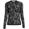 Valentino Long Sleeve Floral Lace Top -Valentino And AERIN unnamed file 97