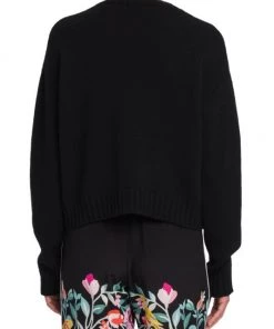 Valentino Flower-Embellished Sweater -Valentino And AERIN unnamed file 996